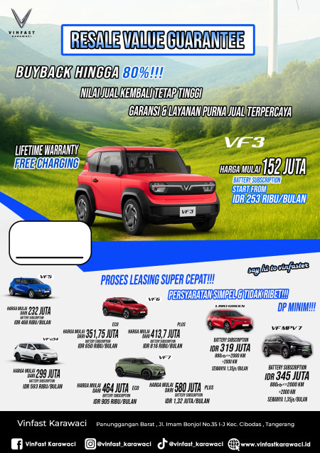 🔥 Promo Mobil Listrik VinFast Jakarta 2026 – Hemat & Ramah Lingkungan! 🔥 - Promo Vinfast Karawaci 2026
